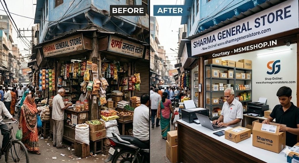 Sharma General Store Transformation Before and After
